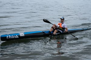 man in kayak