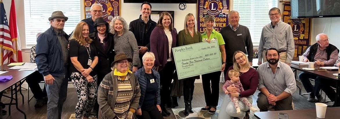 Bellingham Central Lions Club Receives $25,000 Impact Grant from Peoples Bank